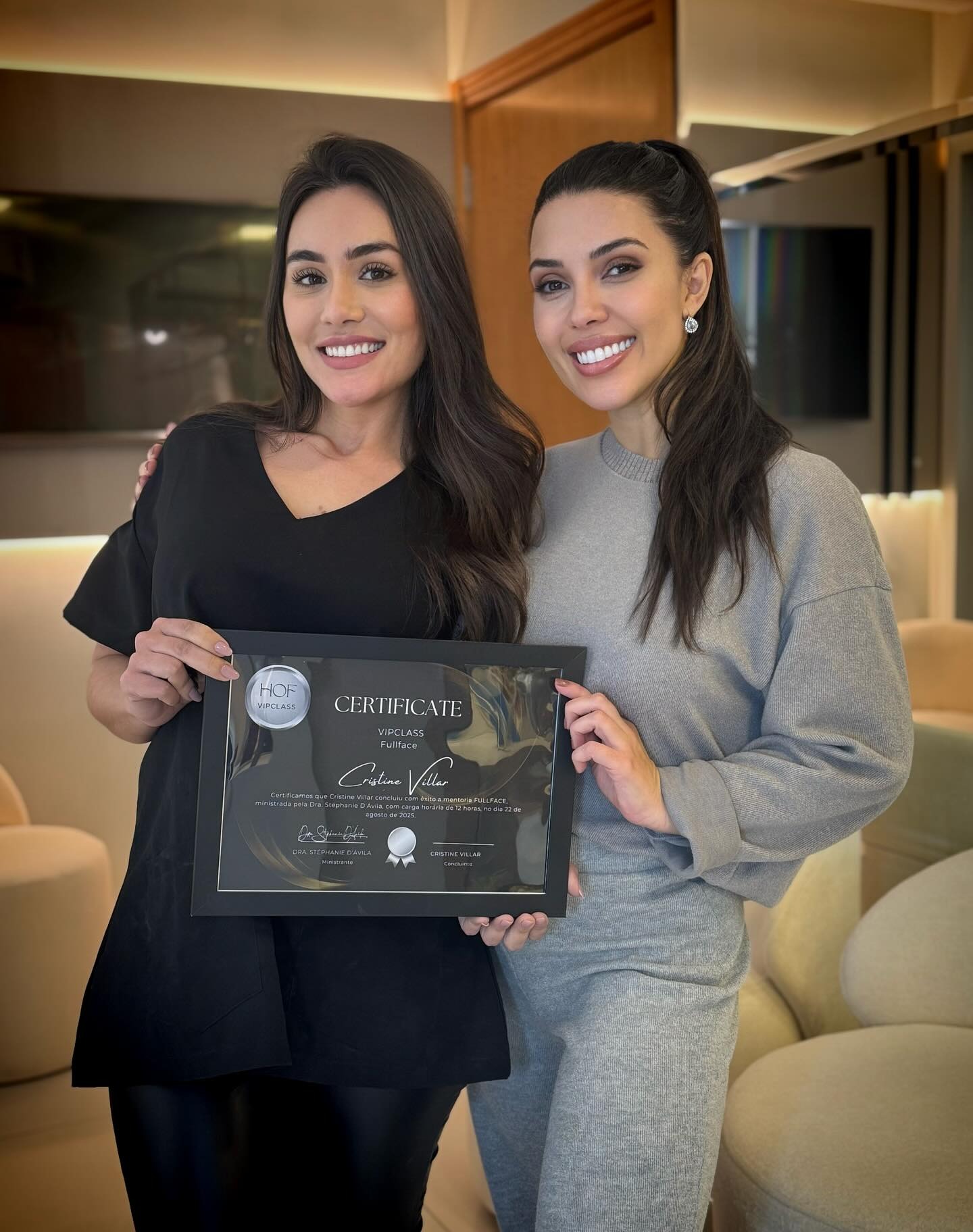 Aluna certificada na mentoria VIPClass Fullface